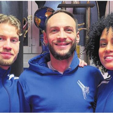 Viel Drama und ein Highlight - Die Wohler Kickbox-Delegation an der WM (von links): Roy Cipriano, Antonio Lo Prete, Stefanie Richner. Bild: zg