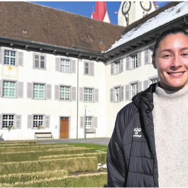 Es brennt unter den Nägeln - Die Murianerin Daphne Gautschi vor dem Grossanlass. Bild: spr