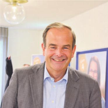 Gesundheitskosten sind senkbar - Gerhard Pfister sprach in Muri. Bild: vaw