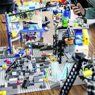 Spiel, Spass und Action mit Lego - Die Kinder zeigten höchste Kreativität beim Umsetzen des Unterwasser-Mottos.