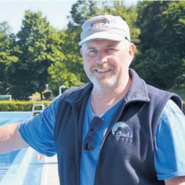 Gut, aber nicht sehr gut - Badi-Betriebsleiter Martin Burkart. Bild ake