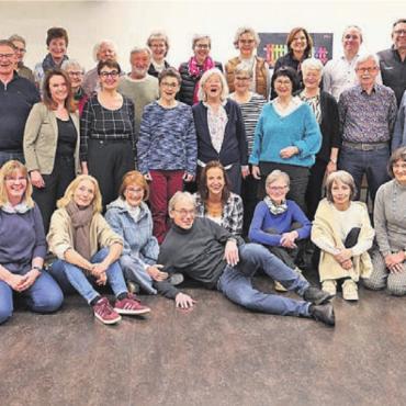 Ein Abend fürs Gemüt - Die Sägerinnen und Sänger des Konzertchors aus Aristau freuen sich, ihr Programm einem grossen Publikum zu präsentieren. Bild: zg