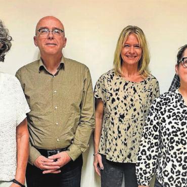Direkte Hilfe leisten - Der aktuelle Vorstand der Winterhilfe Aargau (von links): Monika Schärer, Anton Meier, Nicole Heggli-Boder (Geschäftsführerin), Martina Bircher (Präsidentin) und Kurt Jenni. Bild: pd