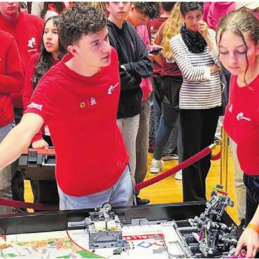 Auf Kurs Richtung Houston - Das Team mindfactory mit Ella Robinson in Aktion. Bild: zg