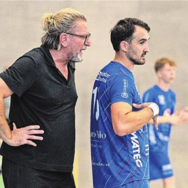Die Pleite vergessen machen - Trainer Alex Milosevic und Topskorer Ivan Milicevic wollen zurück auf die Siegerstrasse finden. Bild: sh