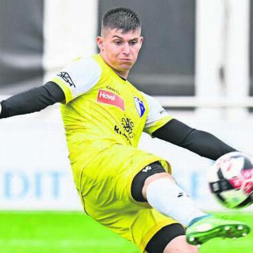 Der kleine Riesenkeeper - Bonarand erweist sich in dieser Saison als starker Rückhalt. Bild: awa/Archiv