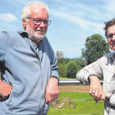 Fächer noch mehr öffnen - Mani Pfulg und Marguerite Weber Bless bilden das neue Co-Präsidium der Volkshochschule Oberes Freiamt. Ihr erstes offizielles Kursjahr steht in den Startlöchern. Bild: Annemarie Keusch