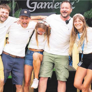 Reichlich Gänsehautmomente - Das OK-Team (2. v. l. Präsident Jascha Baumann) hat einen guten Job gemacht.