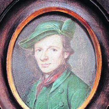 Museum Caspar Wolf: Führung - Caspar Wolf, Selbstbildnis. Bild: zg