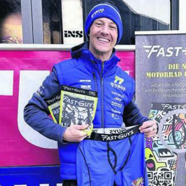 Zwei Kumpels und die Unterhose - Er ist Fan: Töff-Star Dominique Aegerter.