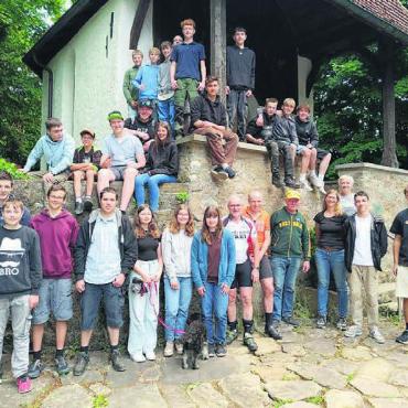 Natürlich durfte auch das Gruppenbild nicht fehlen. Bild: zg