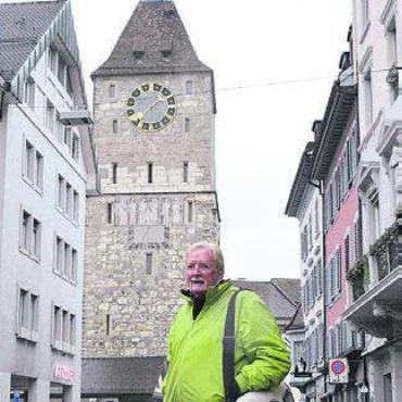 Goldhochzeit mit Madame Carillon - Im Obertorturm spielt Schäpper.