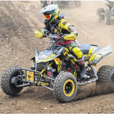 Heimrennen spielt in eigener Liga - Neben den Motorrädern konnten auch die Quads durchaus Staub aufwirbeln.