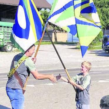 «Allez, Freiamt» - Empfang in Beinwil/Freiamt.