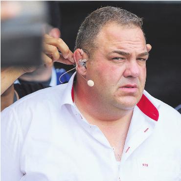 Sein letzter Tanz - Im Rampenlicht: Stefan Strebel kurz vor dem Schlussgang 2022 in Pratteln. Nun ist er ein letztes Mal der Boss. Bilder: Stefan Sprenger