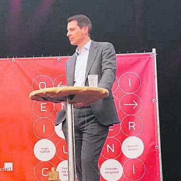 Immer wieder gern - Er ist gerne wieder an der «mega» dabei: Ständerat Thierry Burkart.