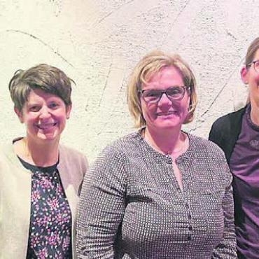 Hunderte Stunden im Einsatz - Die Jubilarinnen von links: Brigitte Nietlispach, Manuela Stieger, Rita Vollenweider, Beatrice Klausner und Judith Käppeli. Bild: zg