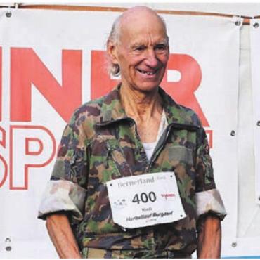 «Einer der Besten aller Zeiten» - Kudi Steger strahlte doppelt nach dem Zieleinlauf.