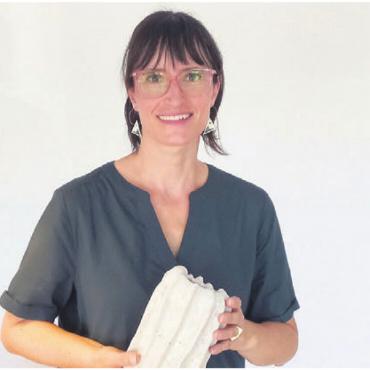 Auszeit vom Alltag - Tanja Jöhl freut sich, die Bevölkerung in ihrem Kreativmoment zu begrüssen.
Bild: zg