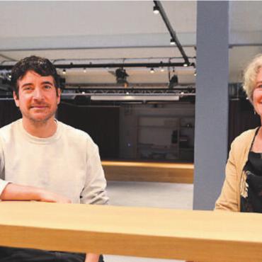 Viele Welten unter einem Dach - Das Atelier im Hintergrund: Christian und Sybille Wild. Bild: ake