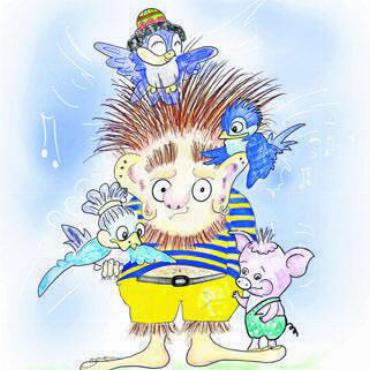 Mit Chnorrlimorrli am Flachsee - Kinderbuch-Held Chnorrlimorrli kommt nach Rottenschwil. Bild: zg