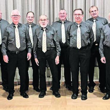 Abwechslungsreichen Abend geboten - Der Männerchor Aristau bereitet sich auf das traditionelle Jahreskonzert vor. Bild: zg