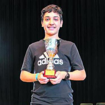 Spass und Action mit Lego - Michele Tito holt den Pokal bereits zum zweiten Mal.