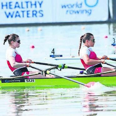 Olivia Roth (rechts) will an die Elite-WM in Shanghai im September.