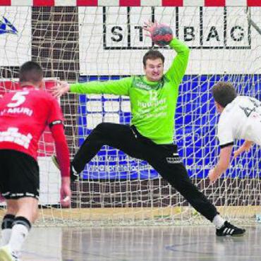 Starkes Goalie-Trio - Ivo Rütimann (Mitte) ist einer von Muris starken Keepern. Bild: tvm