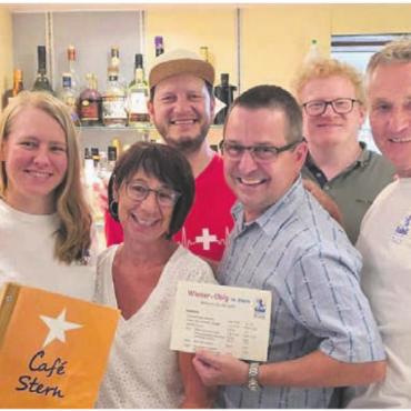 Es geht weiter - Auch der Stadtrat von Muri-Wien und Freunde wirteten im «Stern».