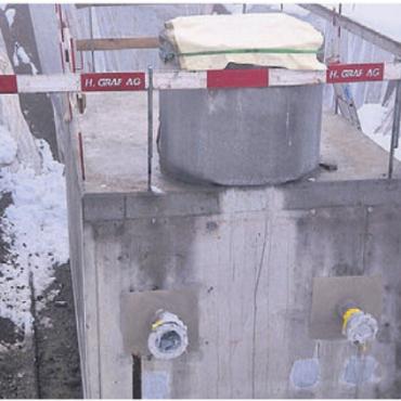 Meilenstein für Unterlunkhofen - Nebst der 285 Meter langen Verbindungsleitung wurde aufgrund des Höhenunterschieds auch eine Druckreduzierstation erstellt.