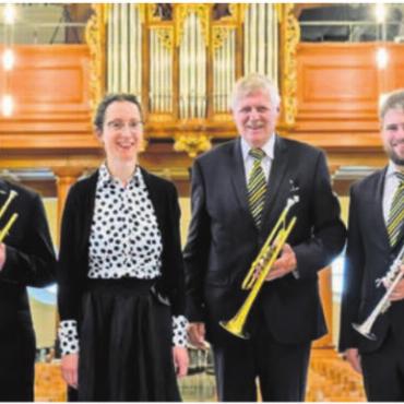 Konzert Aarauer Turmbläser - Ein musikalisches Ereignis der Extraklasse versprechen die Aarauer Turmbläser. Bild: zg