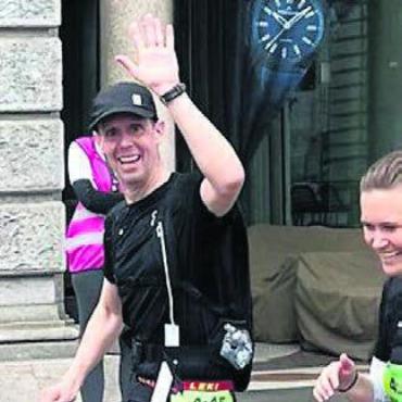 Thomas Raiser als Pacemaker am Züri-Marathon. Bild: zg