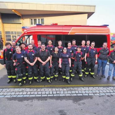 Bereit für die Zukunft - Die Feuerwehr Niederwil/Fischbach-Göslikon ist gut aufgestellt. In diesem Jahr kann sie nicht weniger als 18 neue Mitglieder begrüssen. Bild: zg