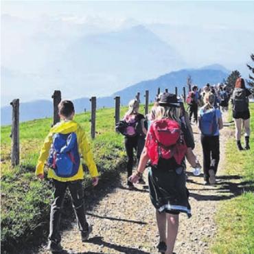 Spiel, Spass und Abenteuer - Einzigartige Aussicht auf die Berge.