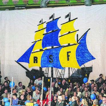 Ein Bein im Final - Hübsche Choreo: Das gelb-blaue Freiämter Schiff sucht den Schatz.