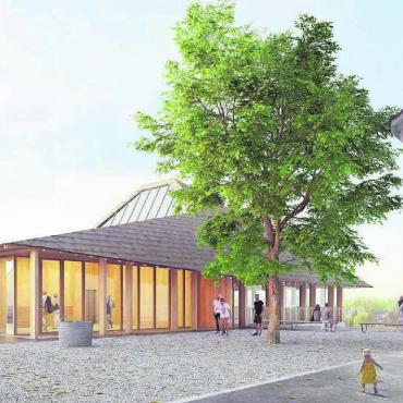 Von Ratlosigkeit bis Freude - So hätte es dereinst beim Kirchenbühl aussehen sollen. Nun erlitt das Projekt «Inspiration Matterhaus» an der Urne Schiffbruch. Bild: Archiv