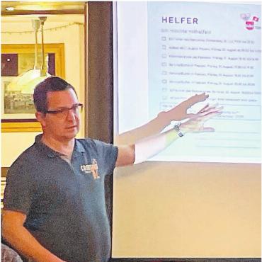 Neuer Verein gegründet - Daniel Strub präsentierte das Konzept des OKs der kommenden 1.-August-Feiern. Bild: zg