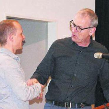 Am Bahnhof das Potenzial nutzen - Ein gutes Team: Präsident Stefan Staubli (r.) und Geschäftsstellenleiter Andreas Leuppi.