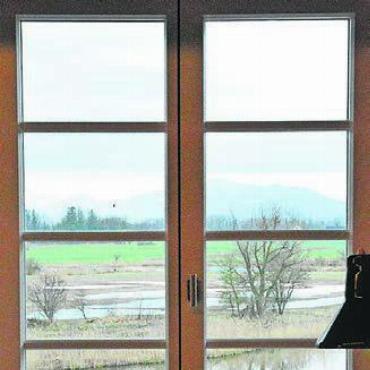Ein Leben im Dienste der Natur - Es ist einer von Josef Fischers Lieblingsplätzen: der Ausblick vom Schreibtisch aus.