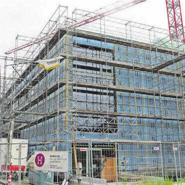 Neugierde fürs Erste gestillt - Schon von aussen ist erkennbar, dass hier Grosses entsteht.