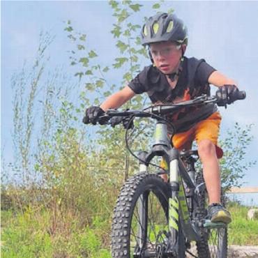 Spass auf dem Bike. Bild: zg
