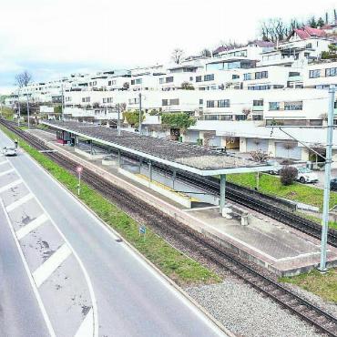 Für besseres Reisen - Die Haltestelle Zufikon Hammergut wird für eine autonome Nutzung der Bremgarten-Dietikon-Bahn erneuert.