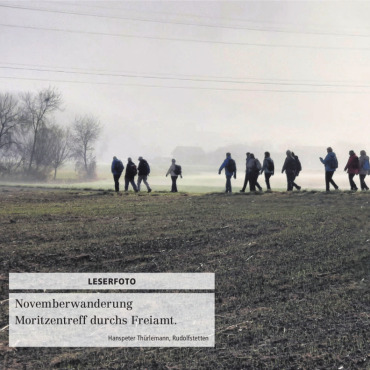 Novemberwanderung Moritzentreff durchs Freiamt.