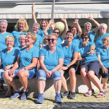 Zu Besuch im Swiss Casino - Gruppenbild der Beinwiler Frauenriege auf der zweitägigen Reise in der Ostschweiz. Bild: zg