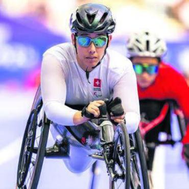 Patricia Eachus-Keller im letzten Jahr an den Paralympics. Jetzt warten neue Herausforderungen auf die Waltenschwilerin. Bild: Swiss Paralympic/Tobias Lackner