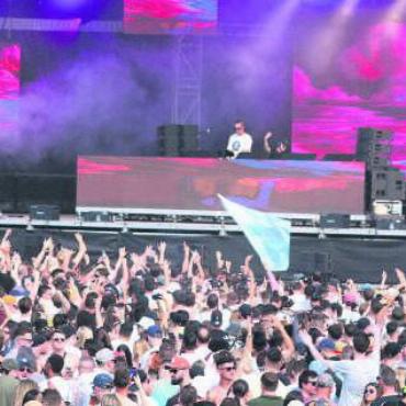 Friedliches Festival bleibt - Hive Air im vergangenen Jahr. Bild: Archiv