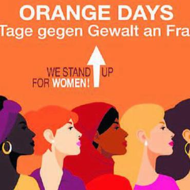 Den Opfern eine Stimme geben - Der Soroptimist Club Bremgarten Freiamt engagiert sich an den «Orange Days» mit einer Strassenaktion.