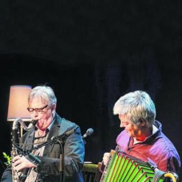 Ein heiterer Abend - «Das Allerschönste, wohlverstanden, ist, dass wir uns zum Spielen fanden», meinen Ruedi Häusermann (links) und Albin Brun. Bild: zg
