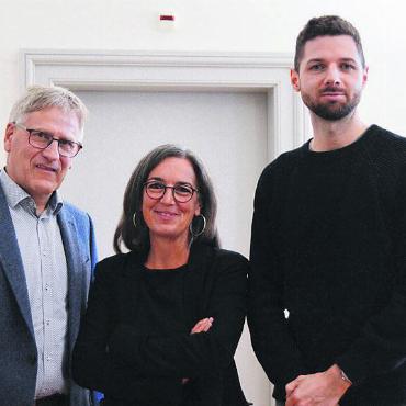 Die Kräfte bündeln - Sie stehen massgeblich hinter der RIF Oberes Freiamt, von links: Daniel Räber, Natalie Ammann und Wenzel Roth. Bild: ake